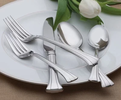 NUEVO Cubiertos Waterford Mont Clare de acero inoxidable brillante TU ELECCIÓN Foto 1 de 4