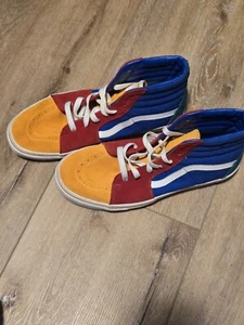 Top alto Vans Sk8 Hi Color Block scamosciato colore primario taglia 7 - Foto 1 di 10