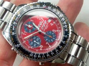 Seiko Flight Chronograph ANA Boeing 777 Men's Quartz Watch - Picture 1 of 9