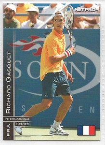 Richard Gasquet 2003 Netpro International Series Tennis Trading Card #8
