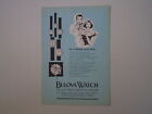 advertising Pubblicit&#224; 1958 OROLOGIO BULOVA WATCH
