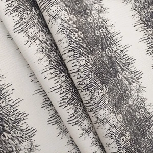 White and black lizard reptile embossed veg tan italian cow leather hide - Picture 1 of 10