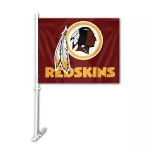 Washington Redskins Car Flag with Pole [NEW] NFL Auto Truck Tailgate 11x15 - Picture 1 of 1