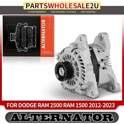 Alternator for Dodge Ram 2500 2010 Ram 1500 2012-2023 2500 2011-2023 3500 4500 - Image 1 of 4