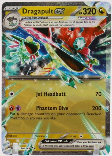Pokemon - Dragapult ex - 130/167 - Double Rare - Twilight Masquerade -NM/M - Image 1 of 1
