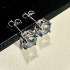 Tanzanite Earrings Sterling Silver 925 Stud Earrings For Women 6mm Free Shipping
