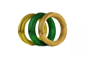 Filo di alluminio, filo per bricolage Ø 2mm - 5m, 12m, 30m o 60m - vari colori - Foto 1 di 34