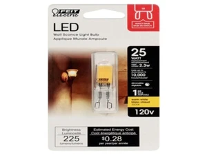 FEIT Electric 2 watts Wedge LED Bulb 160 lumens Soft White 20 Watt Decorative - Picture 1 of 1