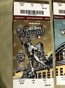 2002 MLB ALL STAR SUNDAY FULL TICKETS UNBENUTZT VINTAGE 7.7.02 & 7.8.02 & 7.9.02 - Bild 1 von 5