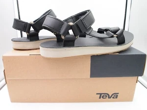 Teva Women's Sandals Original Universal Leather Black US 5 - Picture 1 of 7
