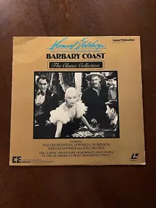 Barbary Coast - LASERDISC - Edward G Robinson - Joel McCrea *NEW* (1935) - Picture 1 of 3