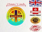 25x25 Hologram Sticker Warranty Void Label Security Seal MADE IN UK Tamper Proof