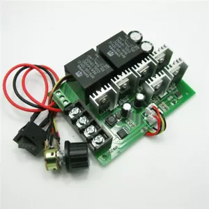 DC10V~50V 18V 24V 36V 60A PWM DC Motor Speed Controller CW CCW Reversible Switch - Picture 1 of 7