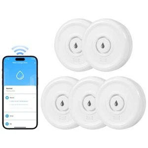 Smart Wasserlecksensor Detektor APP Alarm WiFi Haus Wasserlecksucher 100dB - Bild 1 von 15