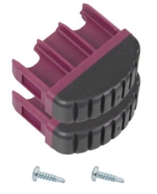 1 Paar Leiternfüße Orig. KRAUSE CORDA Leiter Stopfen 61,5x20mm violett 959201164