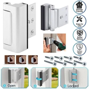 1 Set Door Lock Door Reinforcement Lock Security Lock Reinforcement Door Lock US - Picture 1 of 11