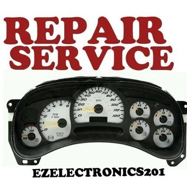 INSTRUMENT CLUSTER REPAIR SERVICE FOR GMC SIERRA, YUKON, XL 1999-2002  - Image 1 of 2