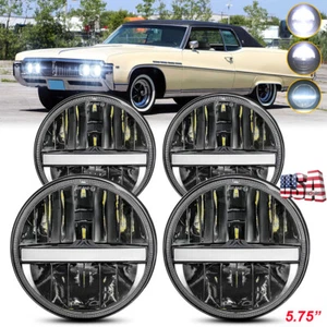 Faros de proyector LED redondos de 5,75"" 5-3/4"" H5006 4 piezas para Electra Wildcat - Imagen 1 de 11