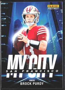 Brock Purdy Football Card My City Short Print Only 587 Made 2024 Panini NFL - Picture 1 of 2