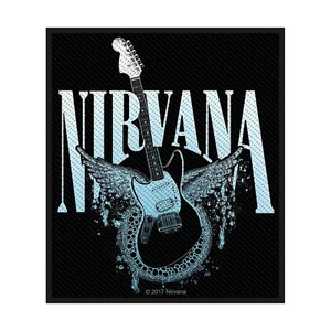 Nirvana "Gitarre" Aufnäher Patch - offizielles Lizenzprodukt - kostenloser Versand - Bild 1 von 1