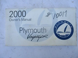2000 Plymouth Voyager  Owner's Manual - Picture 1 of 2