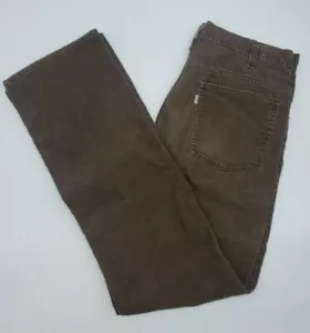 Vintage Levis braune Cordjeans Herren 35,5" Taille - gesäumte Außennaht - MESSEN - Bild 1 von 7