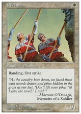 Magic the Gathering MTG Pikemen (52) Fifth Edition   LP
