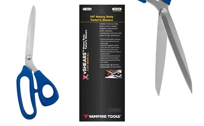 VT-3339 Vampire Tools vSHEARS - 10" Kitchen Shears Heavy Duty, Fabric Shears
