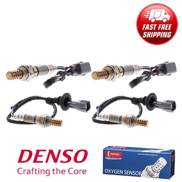 Juego de 4 piezas de sensor de oxígeno DENSO genuino arriba y abajo para Lexus GS400 1998-2000 4,0 L Foto 1 de 4