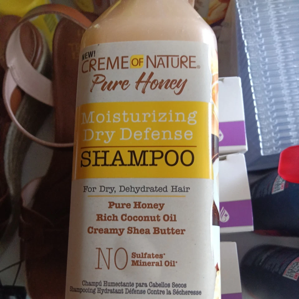 Creme of Nature PURE HONEY Moisturizing Shampoo FOR DRY DEHYDRATED HAIR 12 oz - Imagem 1 de 1