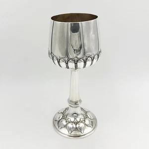 ANTIQUE ARTS & CRAFTS WMF GOBLET CHALICE SILVER PLATE c1900 - Picture 1 of 8