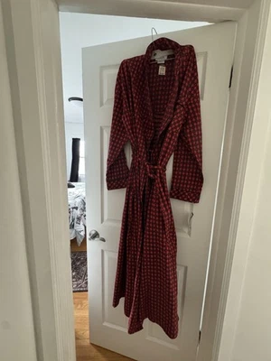 Retirado Nuevo Con Etiquetas LANZ OF SALZBURG BATA LARGA FRANELA TALLA MEDIANA Foto 1 de 4