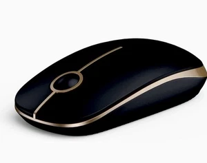 Wireless Mouse, 2.4G Slim Portable Computer Mice with Nano Receiver for Notebook - Picture 1 of 9