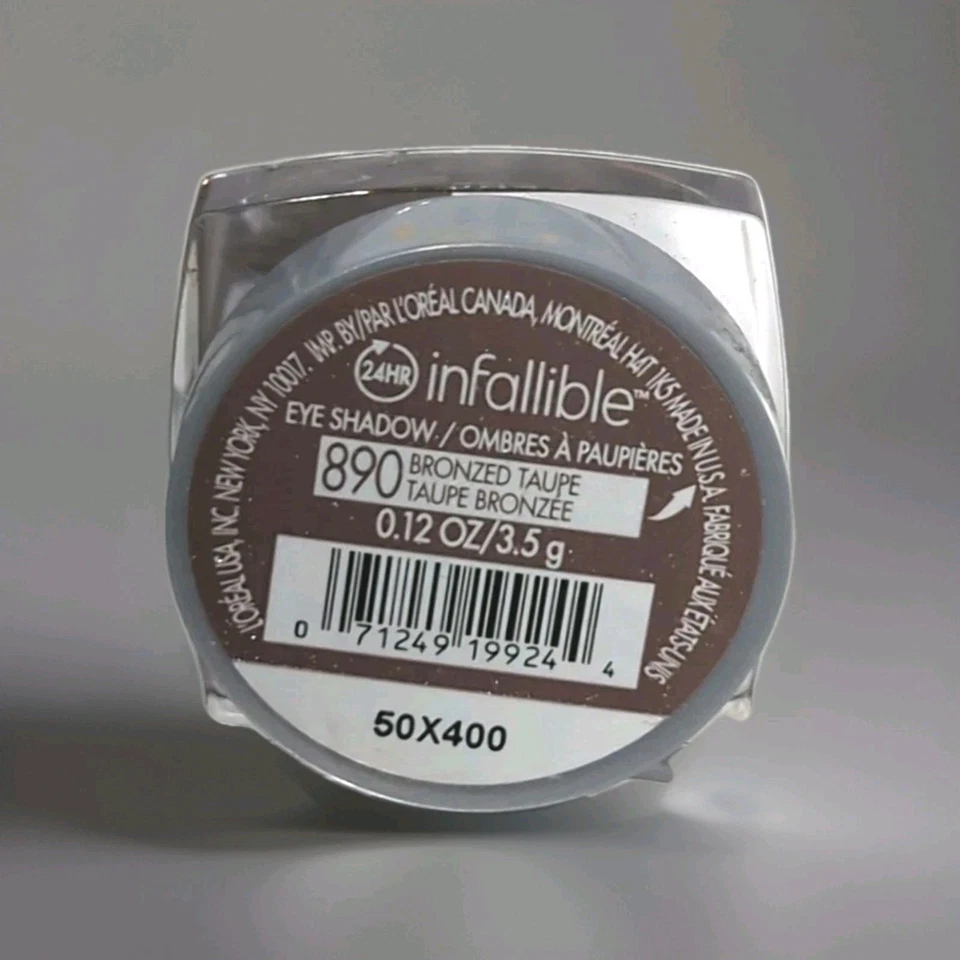 L'Oreal Paris Infallible 24HR Eye Shadow, 890 Bronzed Taupe - Image 1 of 1