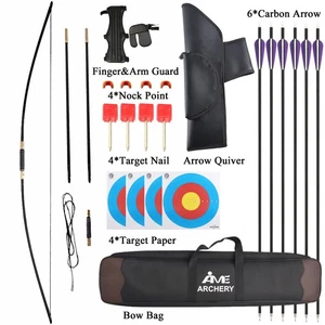 64.5'' Archery Traditional English Longbow Takedown 40/50lbs Shooting Hunting - Picture 1 of 11