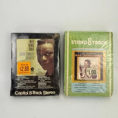Nat King Cole - Dear Lonely Hearts + The Immortal 8 Track Tape, Brand new sealed Foto 1 de 4
