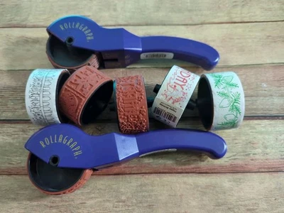 Lote de rollagraph de estampillas de goma Foto 1 de 4