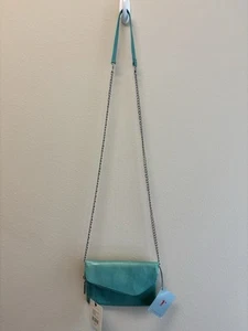 HOBO The Original Daria Aqua Genuine Leather Crossbody Bag - Picture 1 of 9