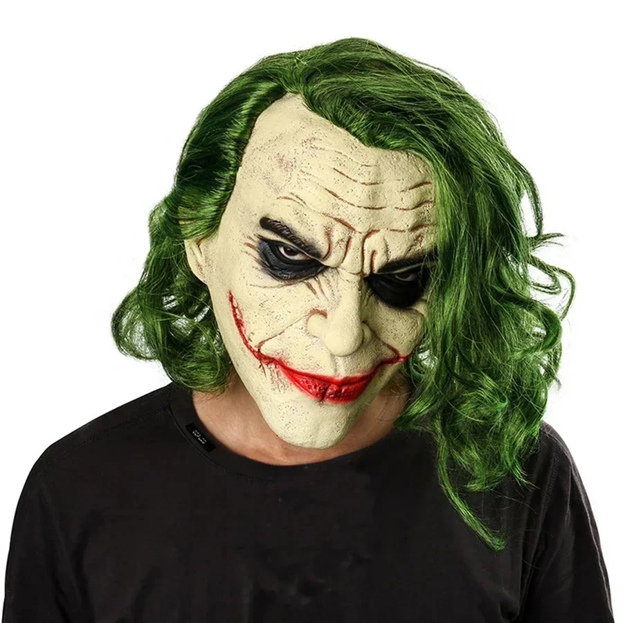 Gesicht Maske Joker Clown Droll Kostüm Halloween Party Zubehör unisex - Bild 1 von 4