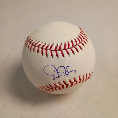 Autógrafo oficial de béisbol firmado por Denard Span Rawlings MLB Washington Nationals Foto 1 de 4