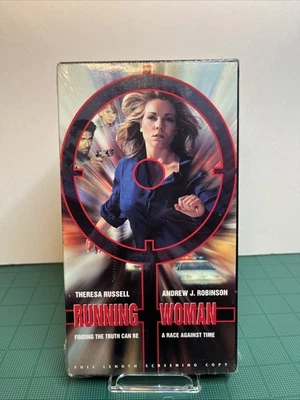 Running Woman OOP VHS 1998 Theresa Russell HTF Screener Copy Rare Tested - Image 1 of 4