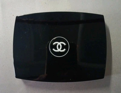 CHANEL ESSENTIELS Travel Makeup Palette Case BLACK LACQUER Mirror Brushes France - Image 1 of 4