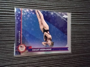 2024 Topps Chrome Olympics Refractor #144 Hailey Hernandez - Picture 1 of 1