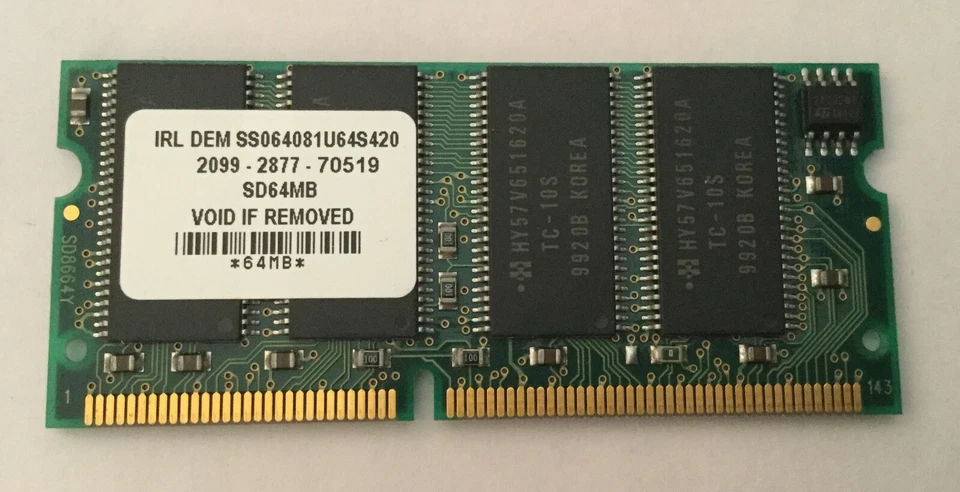 HYUNDAI PC 100 64mb memoria RAM, computadoras portátiles, computadoras  Foto 1 de 2