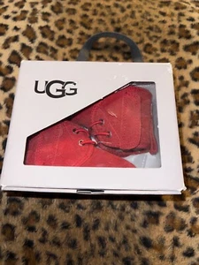 Red Baby Neumel Ugg Booties size 2/3 - Picture 1 of 6