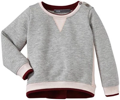 Túnica Vince para niñas Luxe color bloqueado, nube de brezo/rosa rosa/merlot, 5 Foto 1 de 2