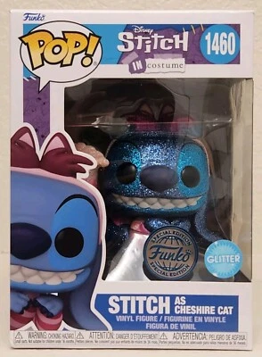 Funko Pop Stitch 服装闪光柴郡猫 1460 Megacon 2025 限定  — 第 1/3 张图片