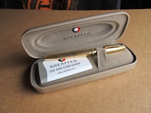 Sheaffer White Dot Fountain Pen 23K Gold Electroplated Nib - Picture 1 of 15