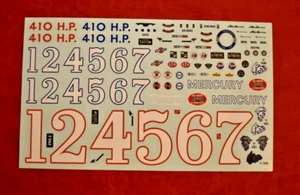 AMT 1964 Mercury Marauder Decal Sheet 1/25 - Picture 1 of 1