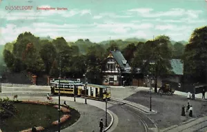A View Of The Trolley Station, Zoologischer Garten, Dusseldorf, Germany 1911 - Picture 1 of 2